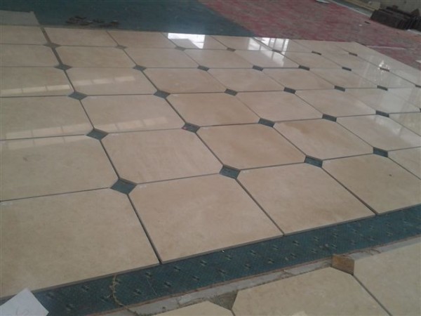 Limestone Paver Floor Layout