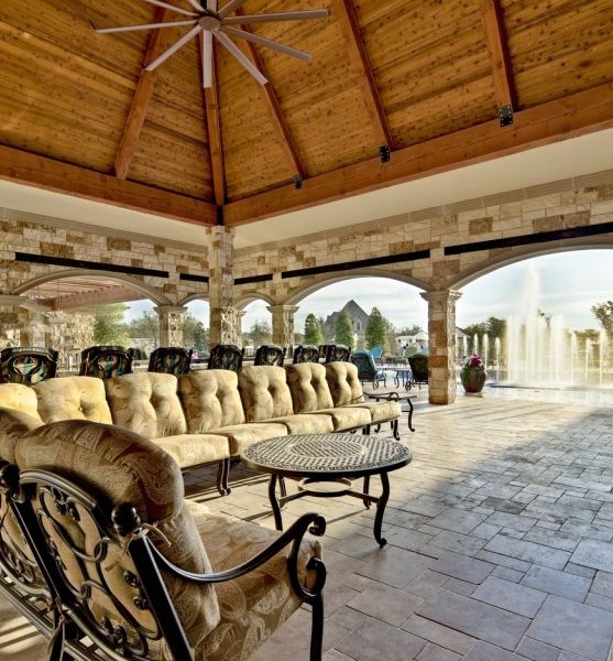 Travertine Stone Pavers in Modular Pattern - HDG Building Materials
