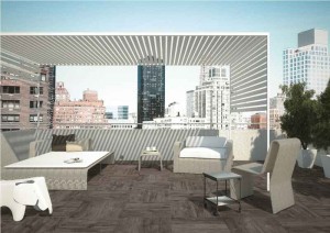 Porcelain Tile Rooftop Lounge - HDG Building Materials