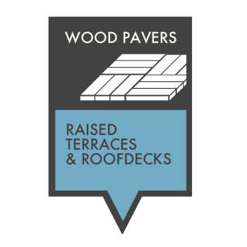 Wood Pavers for Raised Terraces and Roofdecks - HDG Building Materials
