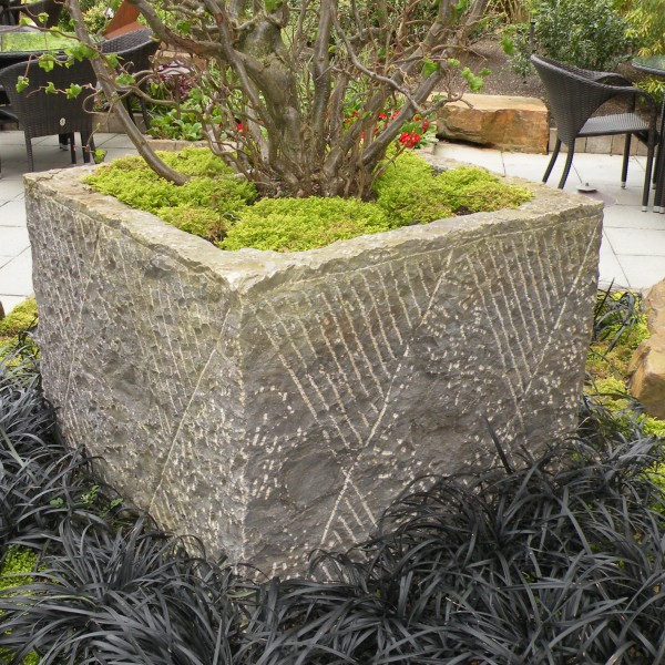 Cubic Stone at Aljoya House - Limestone Planter