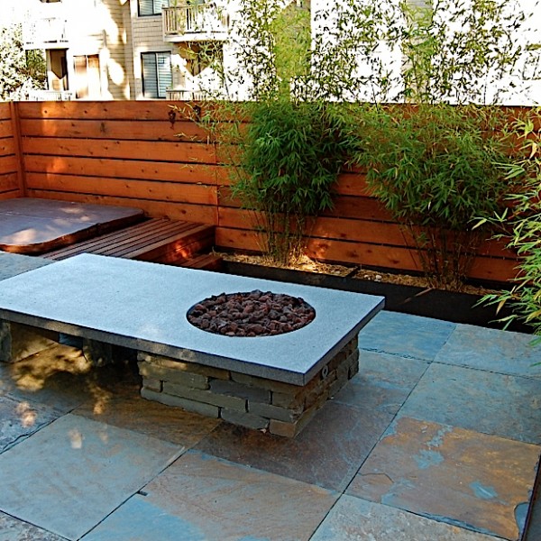 Seattle Oasis with Ipe Wood Decking + Slate Stone Patio + Buzon Pedestals - HDG Building Materials
