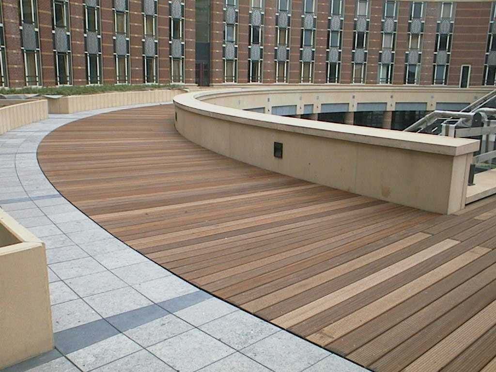Buzon Pedestals with Wood Decking - HDG Building Materials