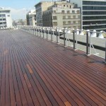 Buzon Pedestals with Wood Decking in Public Terrace - HDG Building Materials