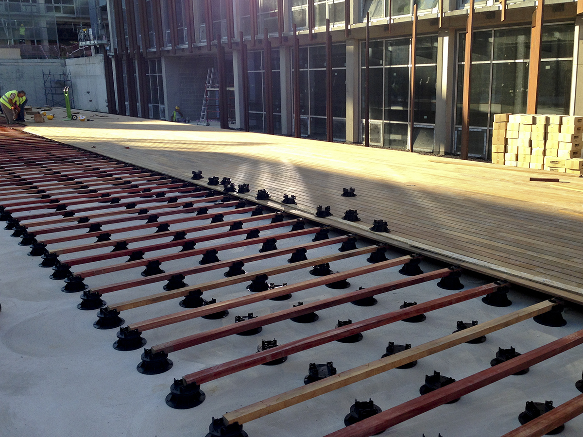 Rooftop Deck Systems and Buzon Pedestals HDG Building Materials