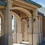 Belle Fiore Winery Granite Columns Entry - HDG Building Materials