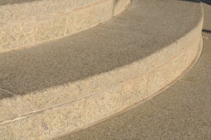 Belle Fiore Winery Granite Stone Steps Details - HDG Building Materials