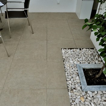 HDG Sinclara Porcelain Tile - Cream Tan Sand Colored Limestone Finish - HDG Building Materials