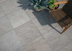 HDG Sierra Grey Porcelain Tile Outdoor Terrace - HDG Building Materials