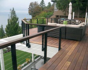 1x6 Thermory Thermally Modified Ash Decking in Joist Based Deck Offers Outdoor Living Space
