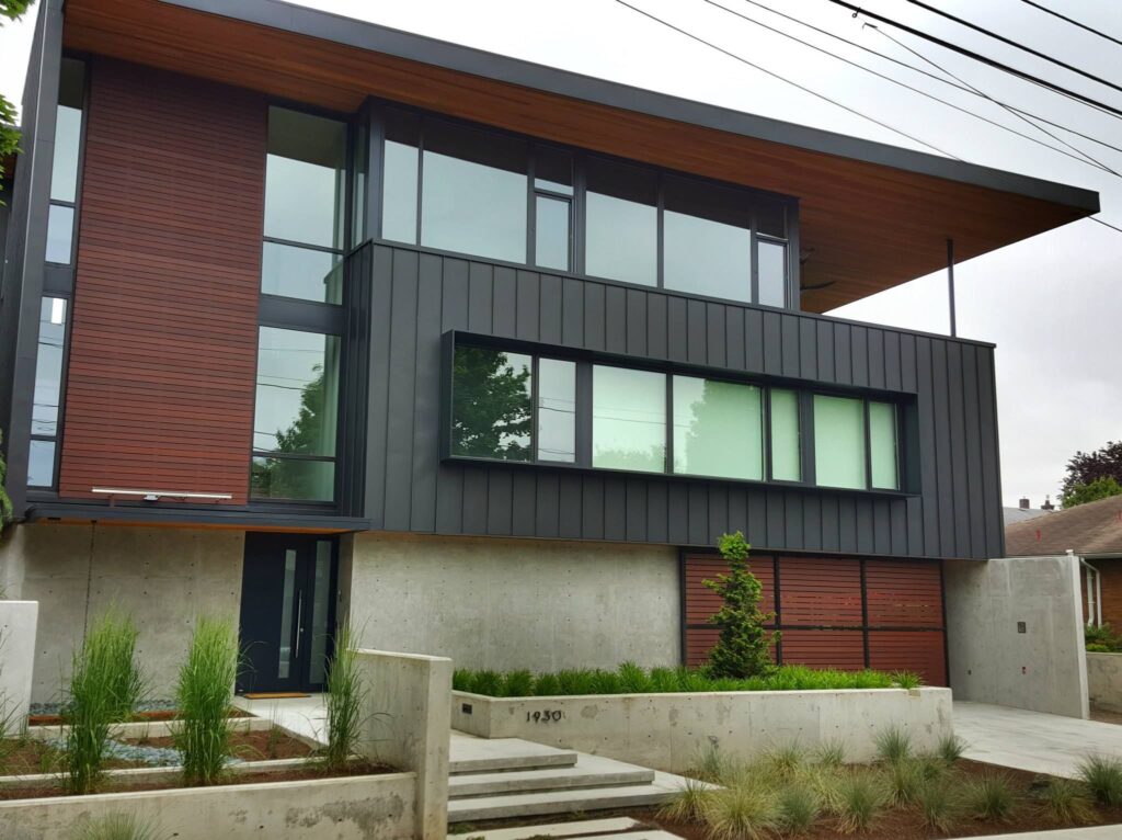 Residence Uses Resysta Composite Siding and Facade - Materials Supplied by HDG Building Materials