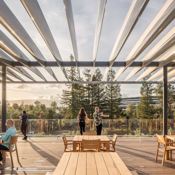 Completed Apple Park Visitor Center Photo Courtesy of Foster and Partners