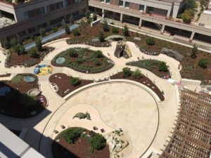 Lucile Packard Childrens Hospital Outdoor Garden Overview - HDG Building Materials