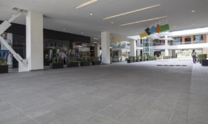 HDG Pamplona Porcelain Paver - Building Entrance Area - HDG Building Materials