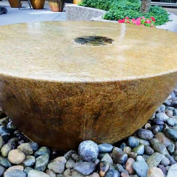 Gobi Tan Granite Fountain