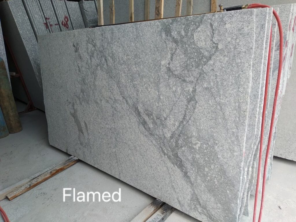 HDG Delta Grey Granite with Black Veins - Flamed Finish - HDG Building Materials
