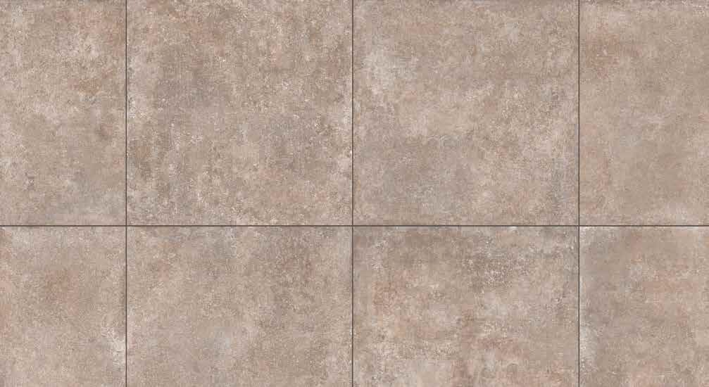 HDG Ave Taupe 3CM Porcelain Paver with Rum Beige Travertine Finish - Pattern - HDG Building Materials