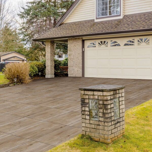 HDG Charo Tan Wood Look 3CM Driveway Porcelain Pavers