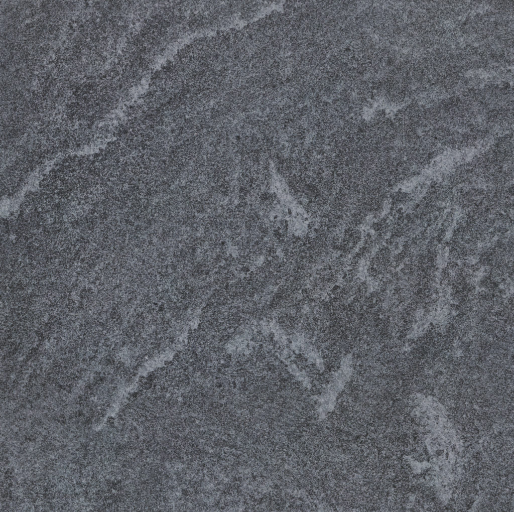 HDG Colo-Grigi 3CM Porcelain Paver Detail with Dark Grey Fleuri-Cut Limestone Finish - HDG Building Materials