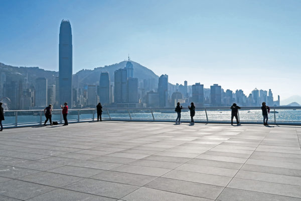 Public Terrace with HDG Colo-Grigi Drive-Over 3cm porcelain pavers designed for vehicular and parking lot use.