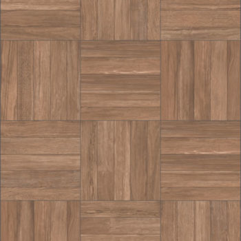 Espresso Porcelain Paver with Grooved Wood Slats - Pattern - HDG Building Materials