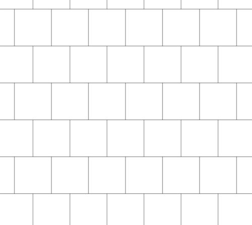 Paver Layout with Running-Bond-Pattern 12x12