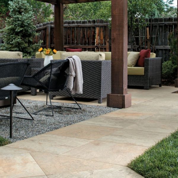 Jamba Sand Porcelain Pavers with Slate - Coarse Finish - Walkway - HDG Building Materials