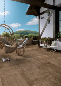 SUP Dawn Porcelain Paver with Gold Ash Wood Finish Outdoor Terrace - HDG Building Materials