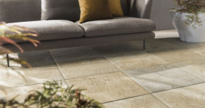 Silas Gold 60x60 cm Porcelain Paver in Patio - HDG Building Materials