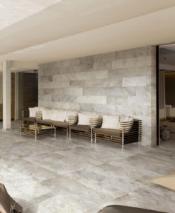Silas White 10mm Porcelain Tile in Indoor Application - Easily Transitions to 20mm Outdoor Applications - HDG Building Materials