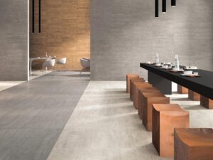 Cromo 60x60 cm Porcelain Pavers in Hospitality Application