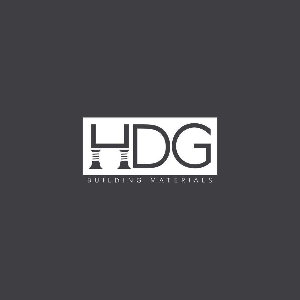 the HDG Logo White on Dark bg
