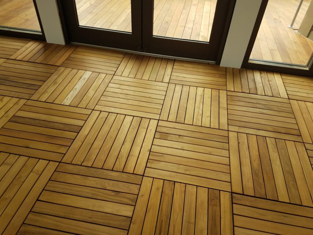 Black Locust Parquet Fishbone HS28 Rot Resistant Hardest Domestic Wood Floor 