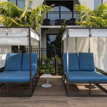 Hotel Resort Pool Deck and Surround Design Using Espiro Indie Porcelain Pavers