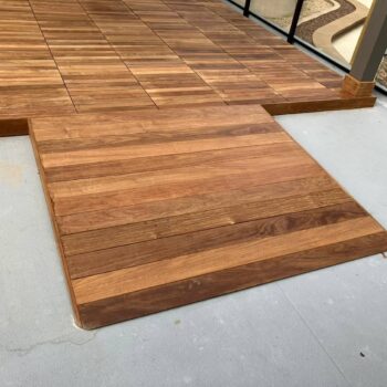Easy Access Sloped Ramp Built with Buzon Pedestals and Board Decking