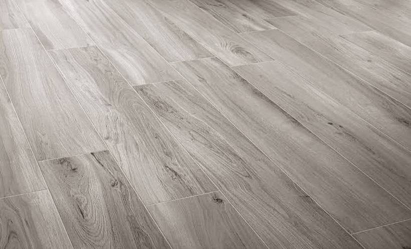 Silver Ash Wood Look Porcelain Pavers installed