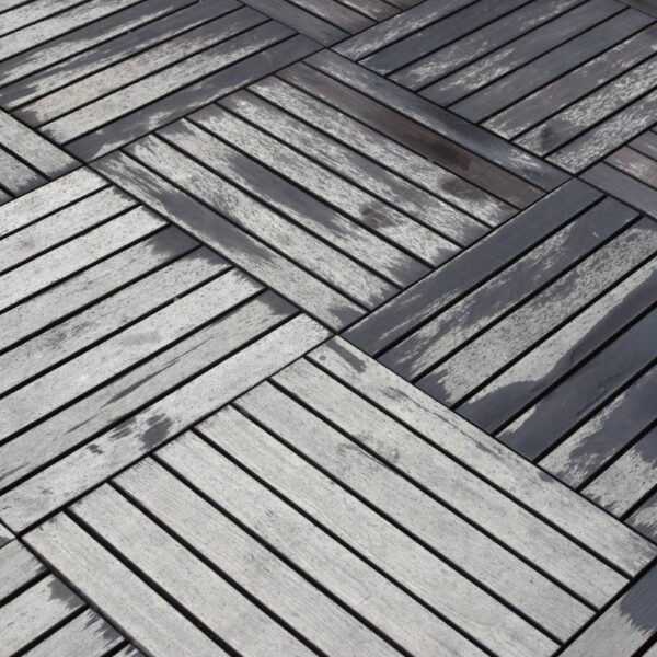 Silvered Out Grey Patina Ipe Weathered Decking
