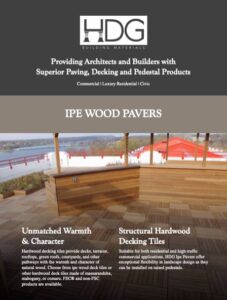 HDG Ipe Wood Pavers Datasheet Thumbnail