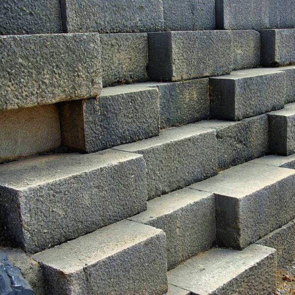 Basalt Block Wall
