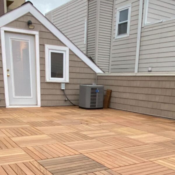 Chicago Rooftop Deck with Ipe Pavers Over Buzon Pedestals