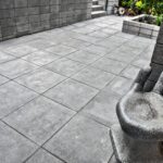 Courtyard with Concrete Pavers HDG Building Materials
