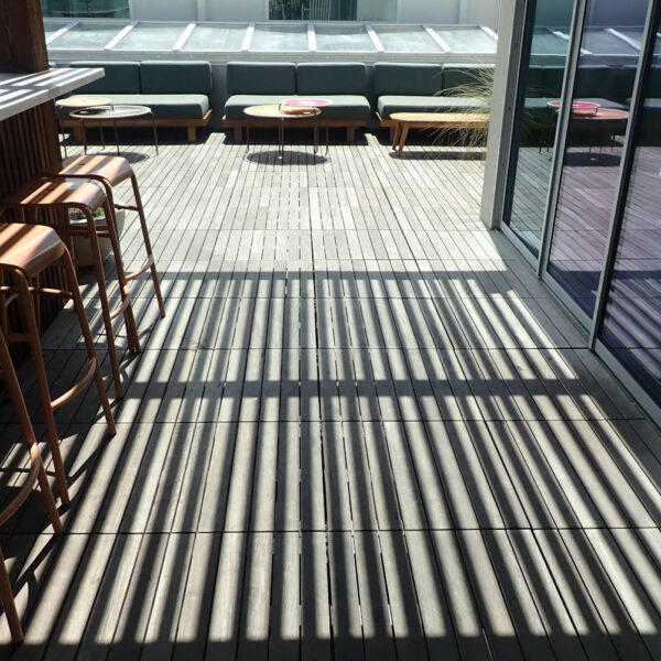 Shadows and Light on Weathered Ipe Decking