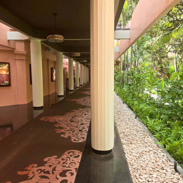 The Arcade at the Royal Hawaiian Hotel in Oahu