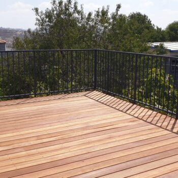 HDG Yellow Balau Decking 19x140 mm Installation