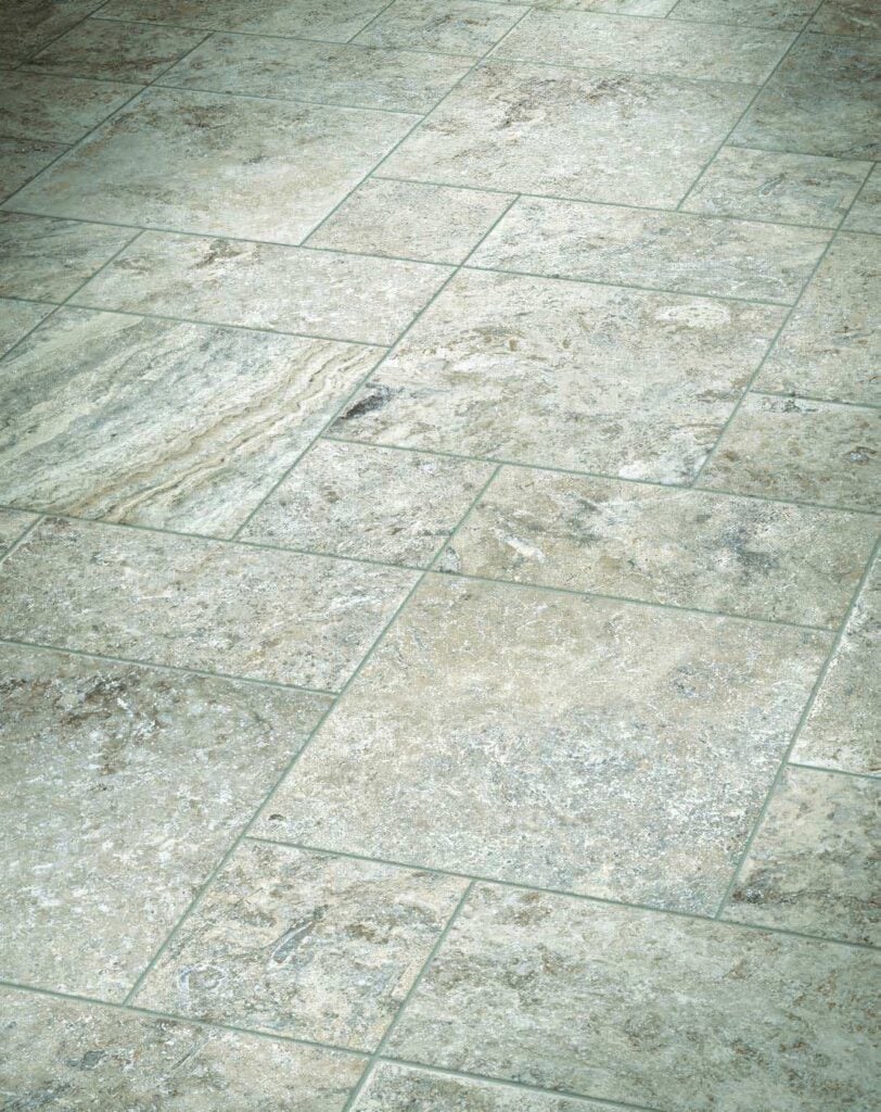 Installation Pattern for Trevino Shell Travertine Finish Porcelain Pavers