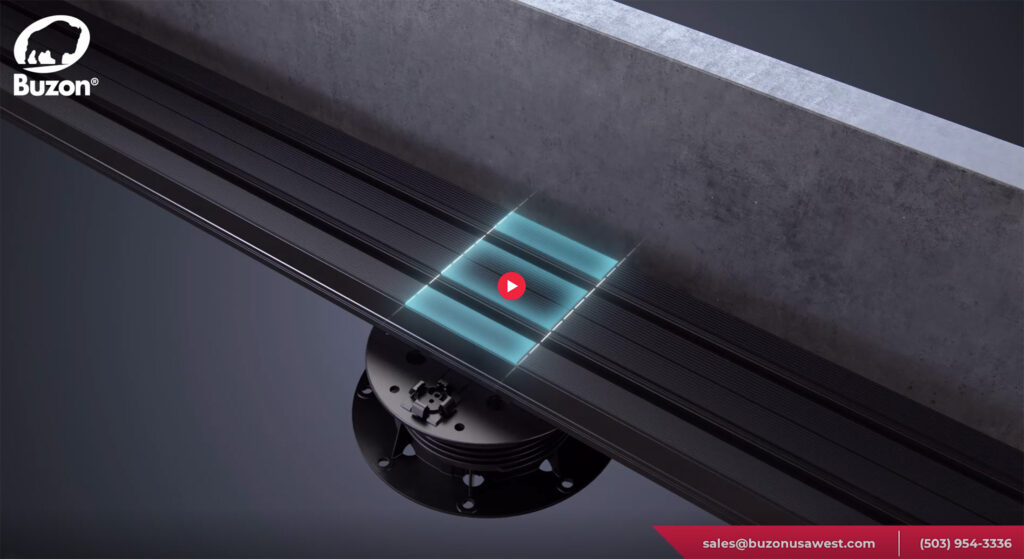 Hero Image Showing EPDM Cutaway for U-WALL-PP accessory on E-BRS Easy Rail Aluminum Joist Videos page.