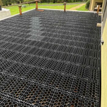 HDG Silca Grates Form a Solid Grid for Concrete Pavers or Porcelain or Stone