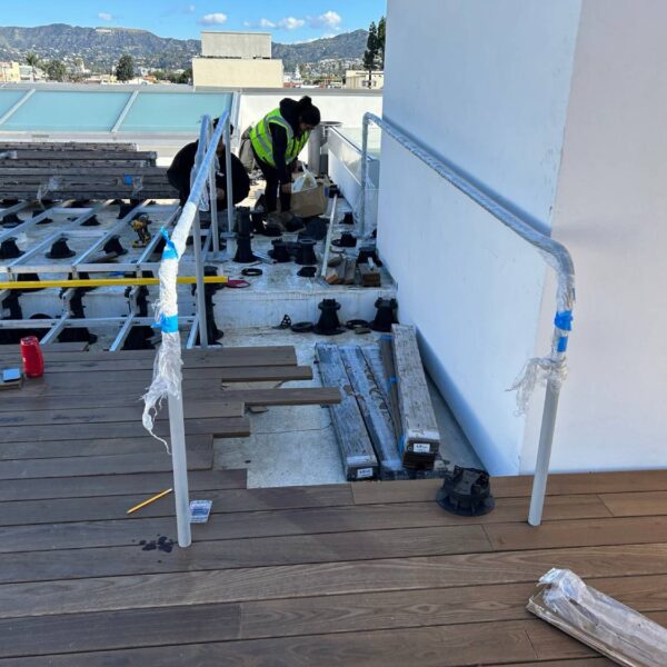 ADA Accessible Ramp on Rooftop Deck