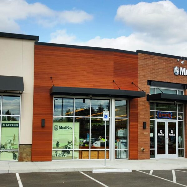 Resysta Siding and Brick on MudBay Pet Retailer