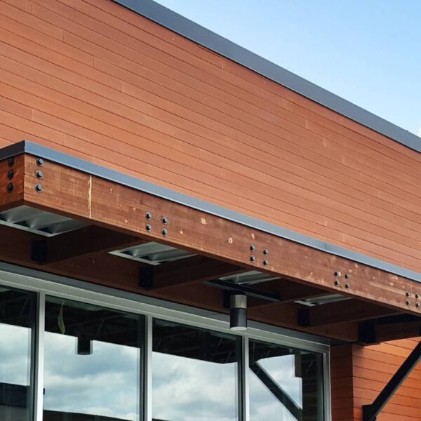 Resysta Siding on Commercial Retail Buildings